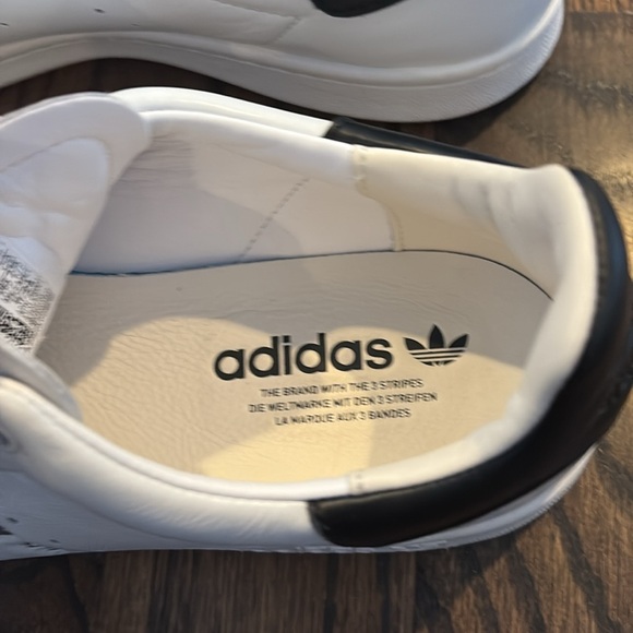 Adidas Stan Smith White and Black Men's Shoes - Picture 5 of 10